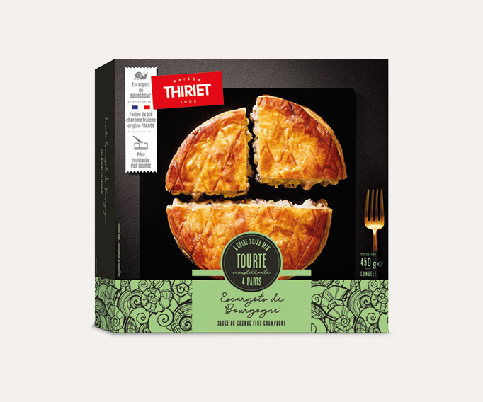 Tourte aux escargots de Bourgogne