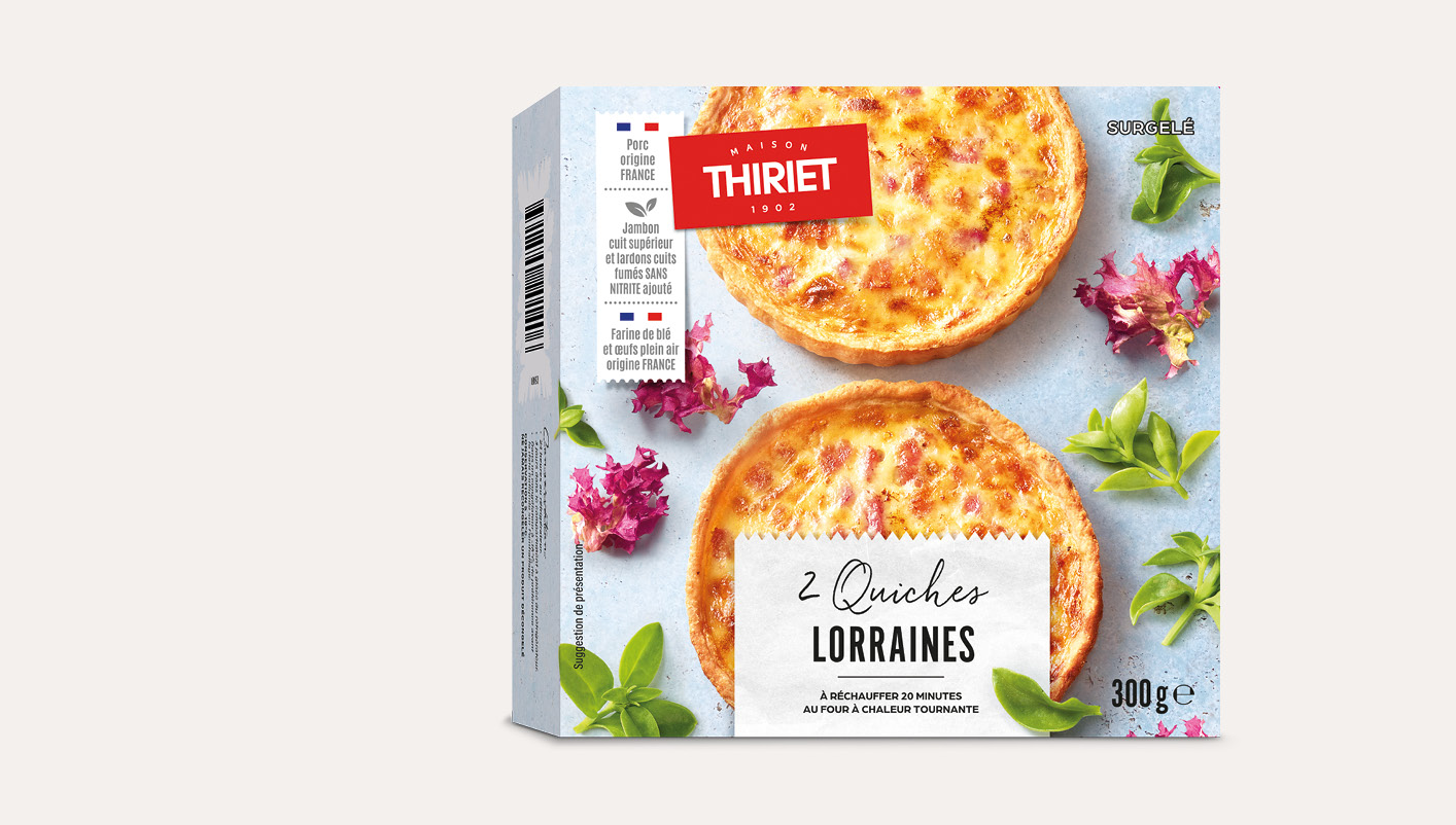 2 Quiches lorraines
