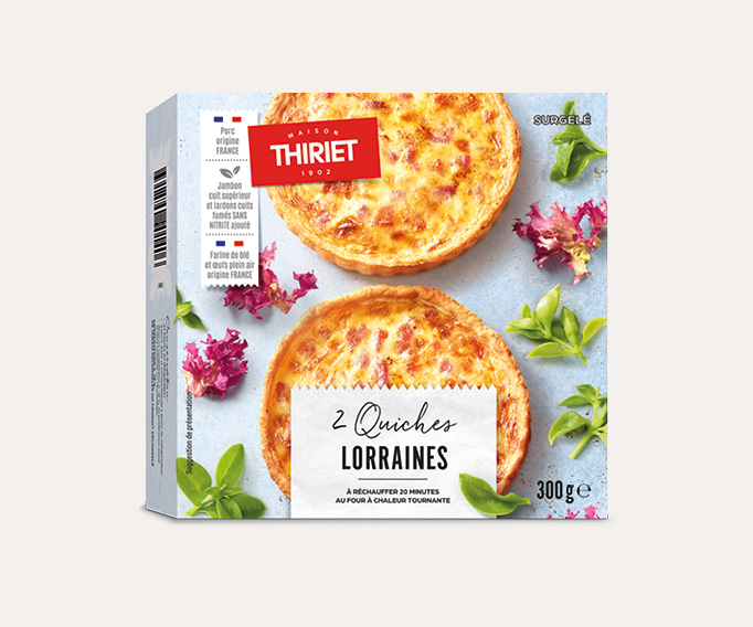 2 Quiches lorraines