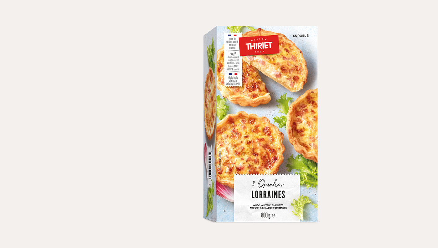 8 quiches lorraines