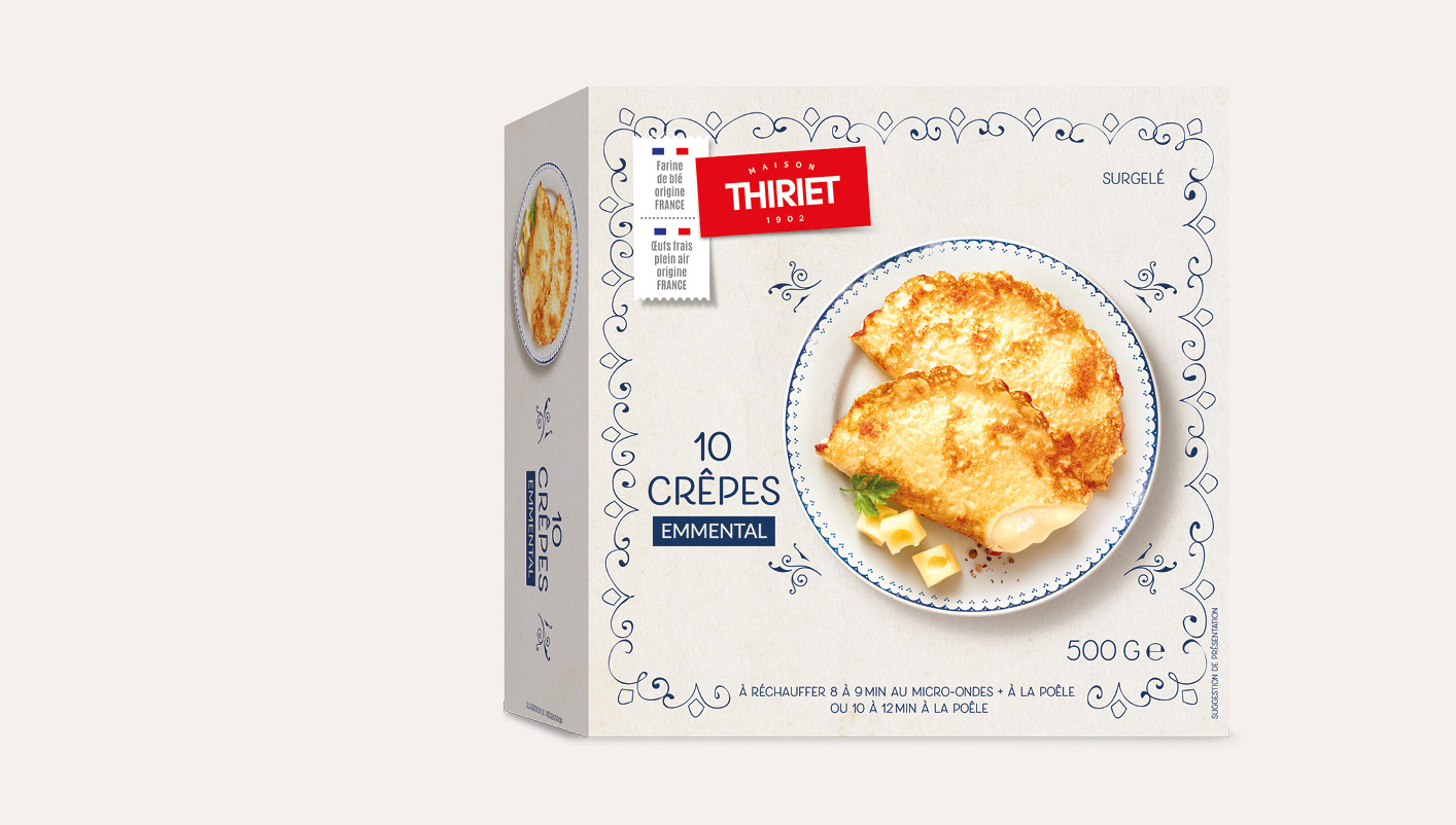 10 Crêpes à l'emmental