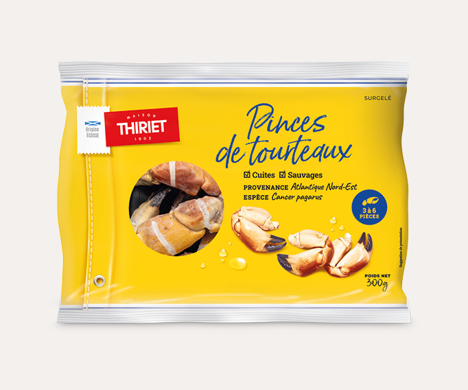 Pinces de Tourteaux cuites