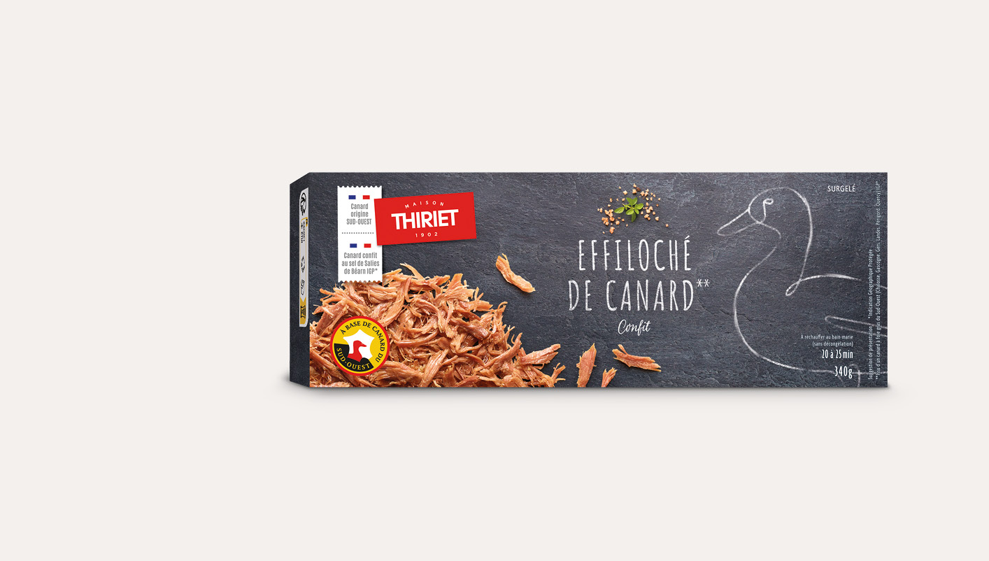 Effiloché de canard confit