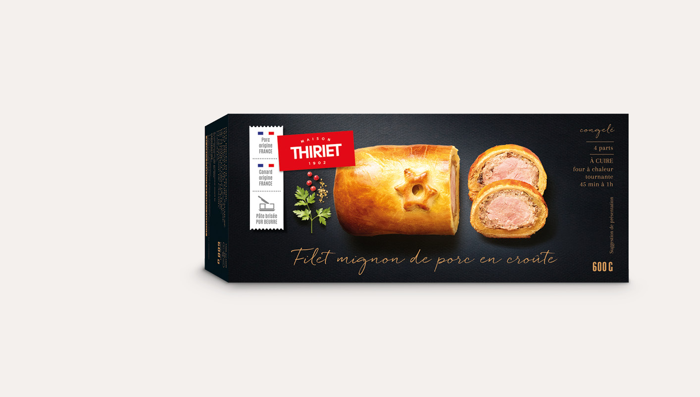 Filet mignon de porc en croûte