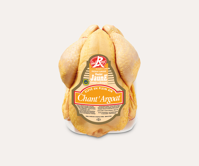 Poulet jaune fermier Label Rouge IGP Bretagne