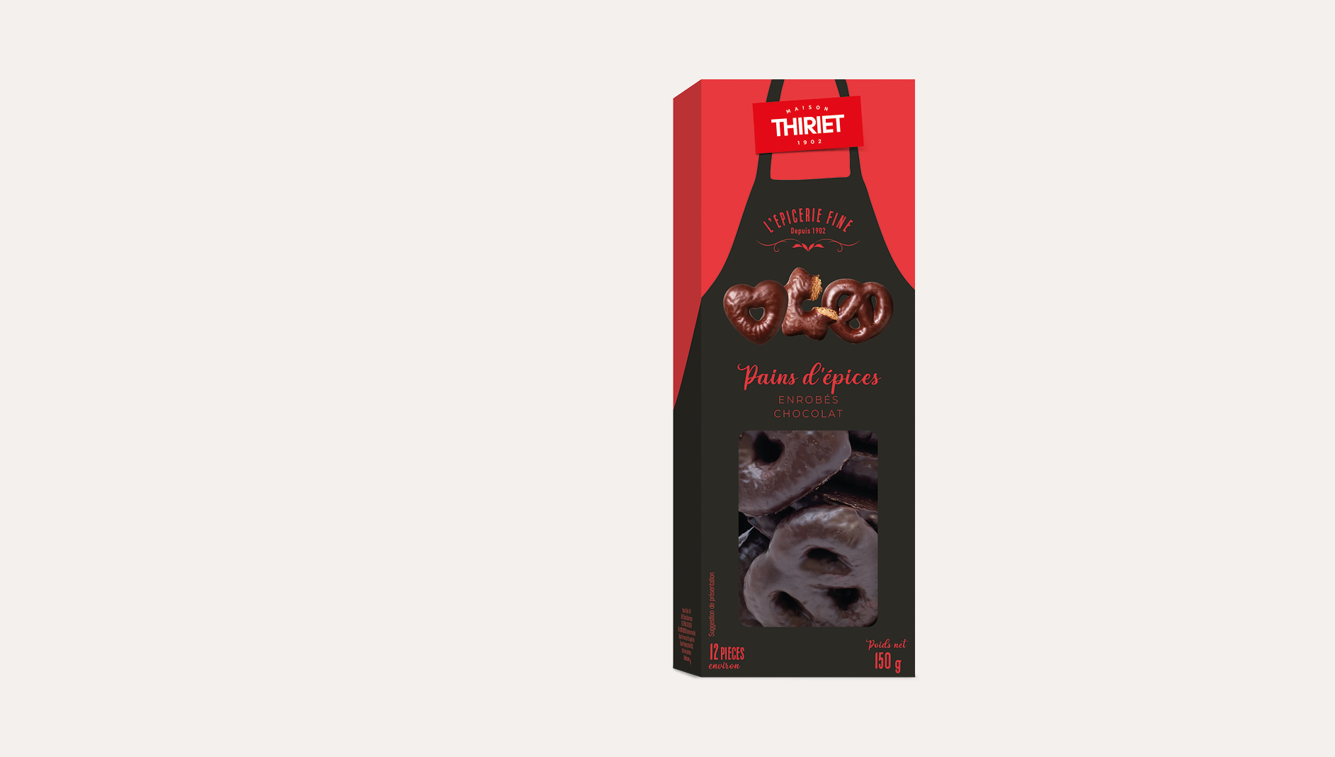 Pains d'épices enrobés chocolat