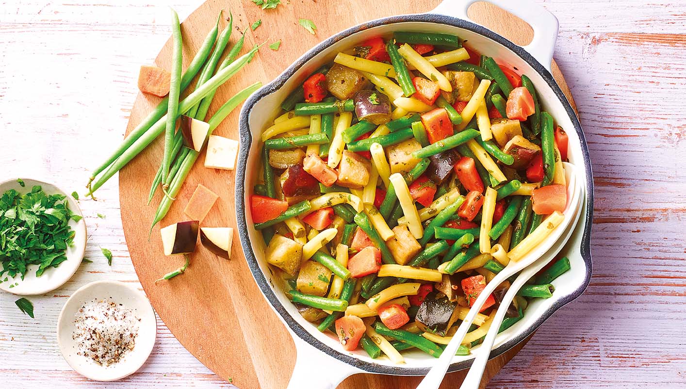 Poêlée cuisinée à la campagnarde