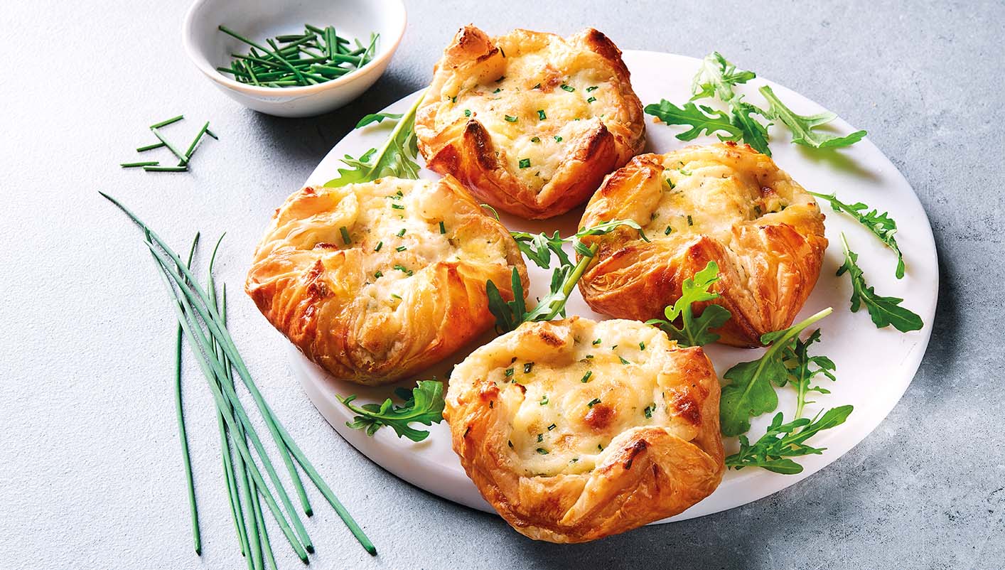 4 Paniers fromage ail et fines herbes