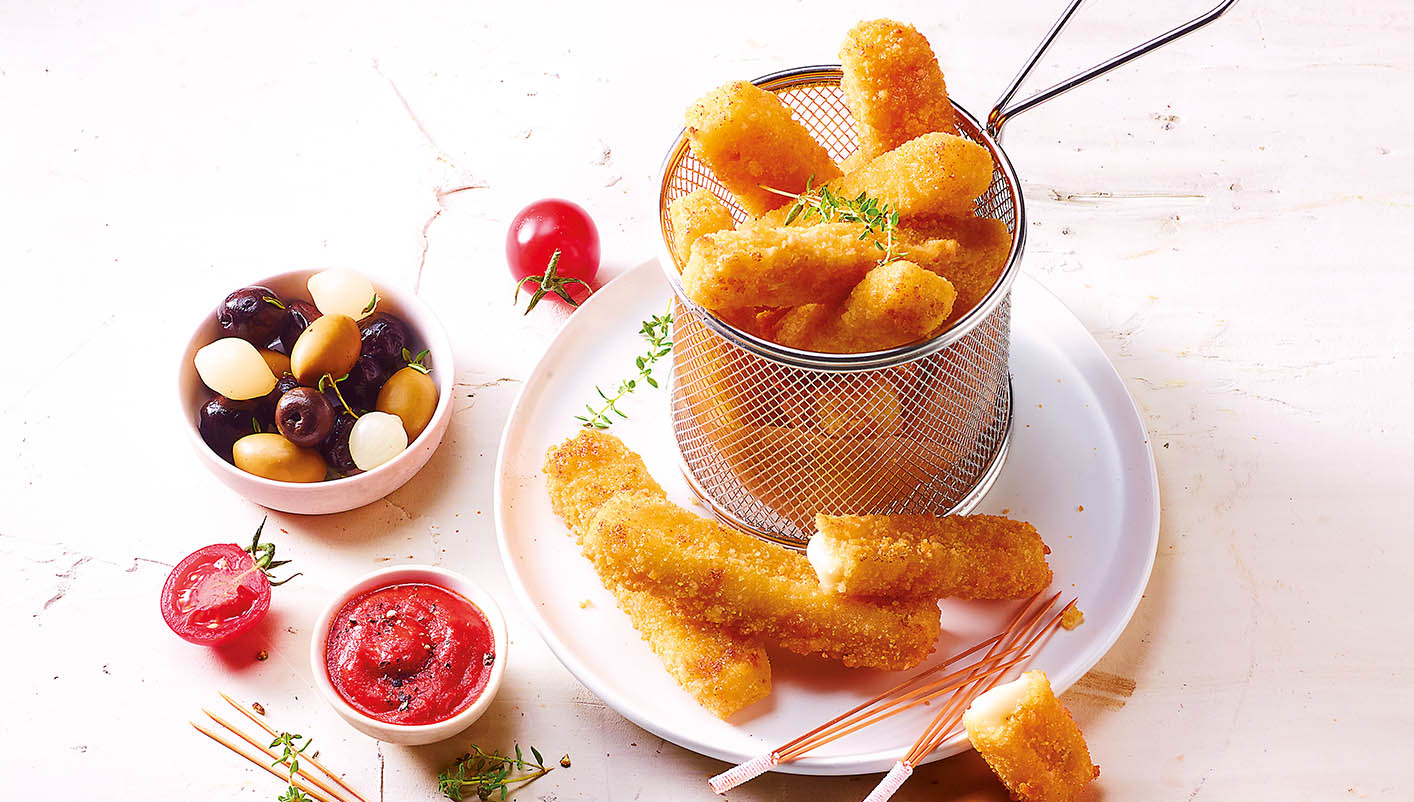 Bâtonnets panés à la mozzarella Le 2ème à -30%