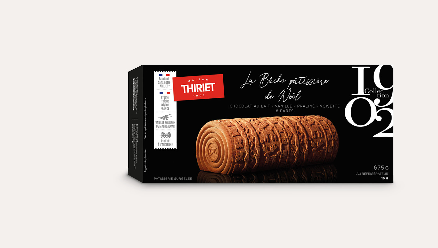 La bûche pâtissière de Noël