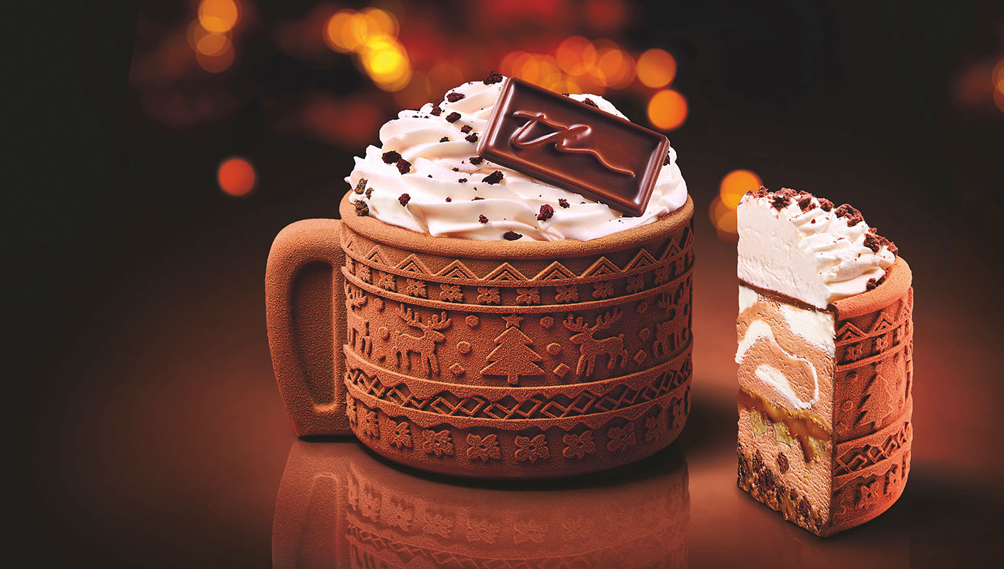 Le Mug glacé - chocolat, vanille, caramel, cookie dough
