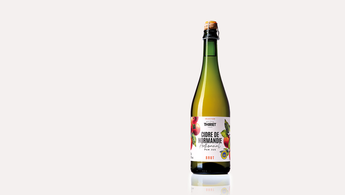 Cidre de Normandie artisanal brut - pur jus