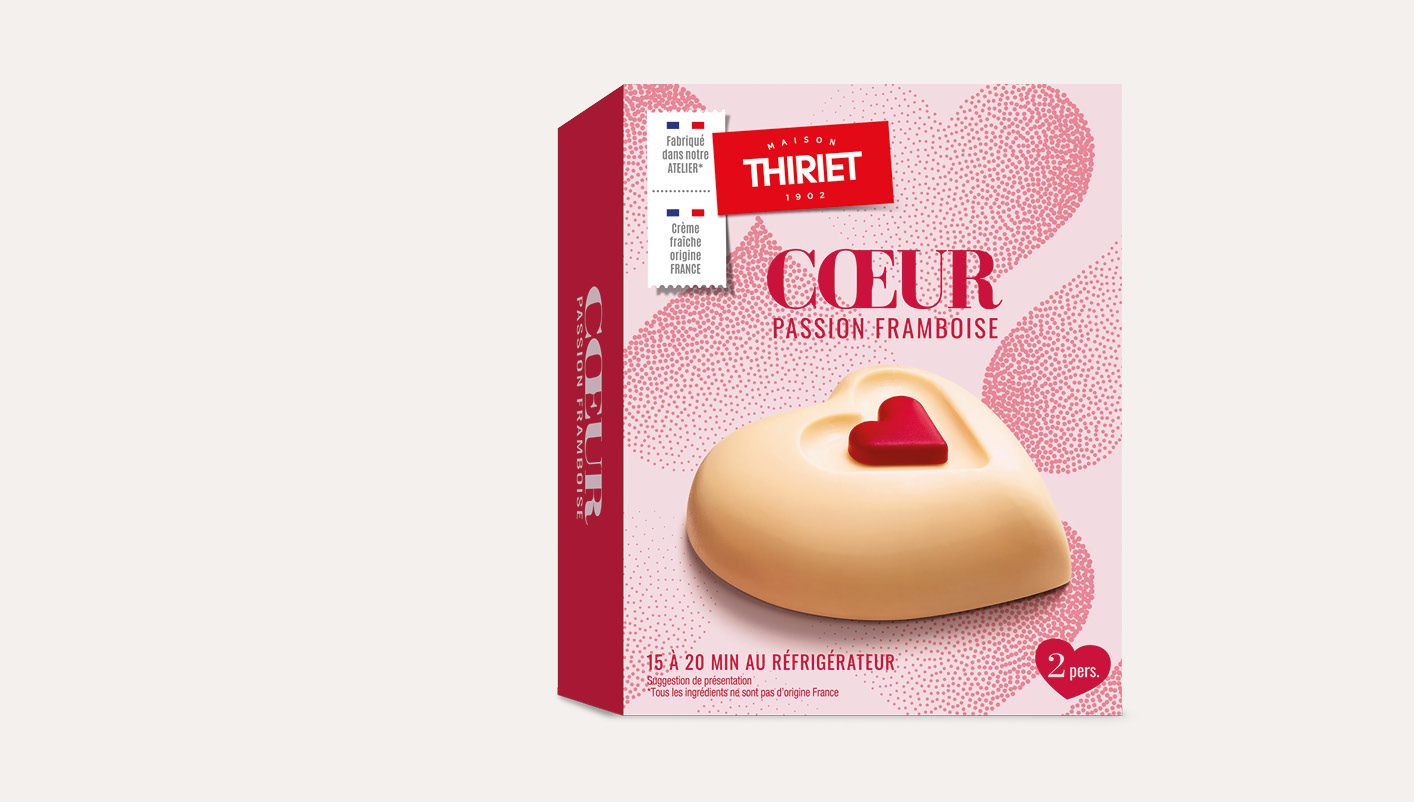 Coeur passion/framboise