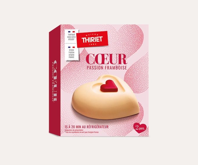 Coeur passion/framboise