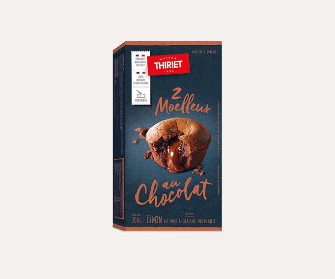 2 moelleux chocolat au choix La 2ème à -30%
