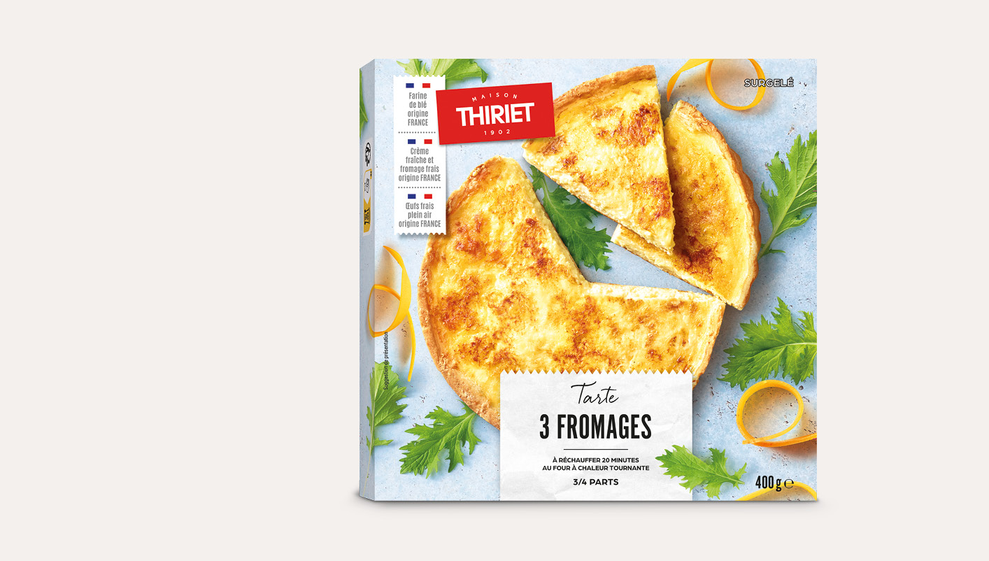 Tarte aux 3 fromages