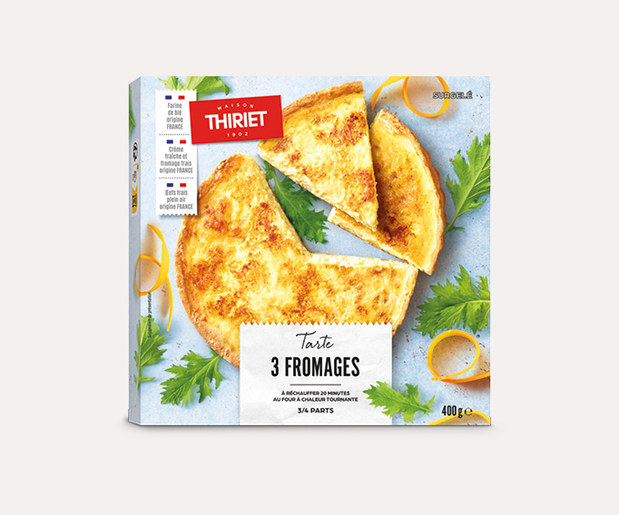 Tarte aux 3 fromages