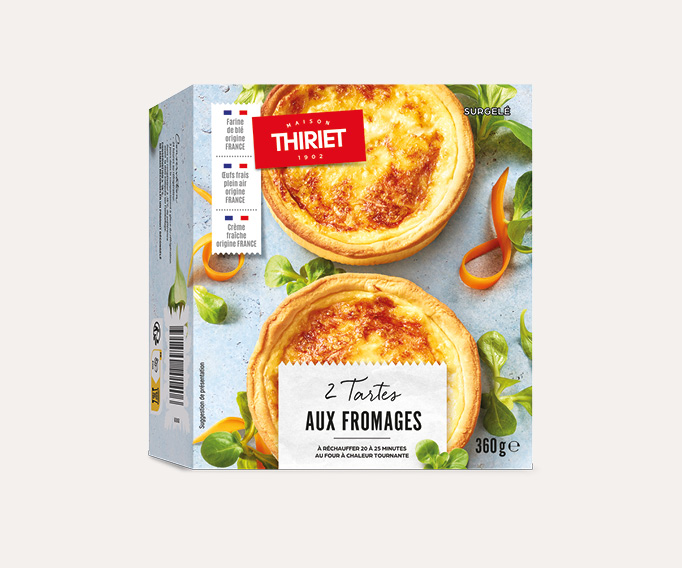2 Tartes aux fromages