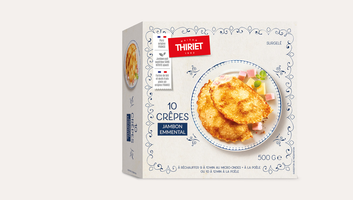 10 Crêpes jambon/emmental