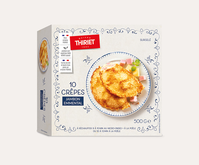 10 Crêpes jambon/emmental