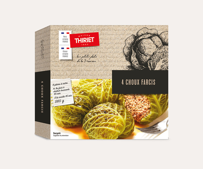 4 Choux farcis
