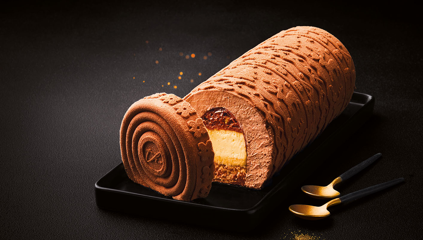 La bûche pâtissière de Noël