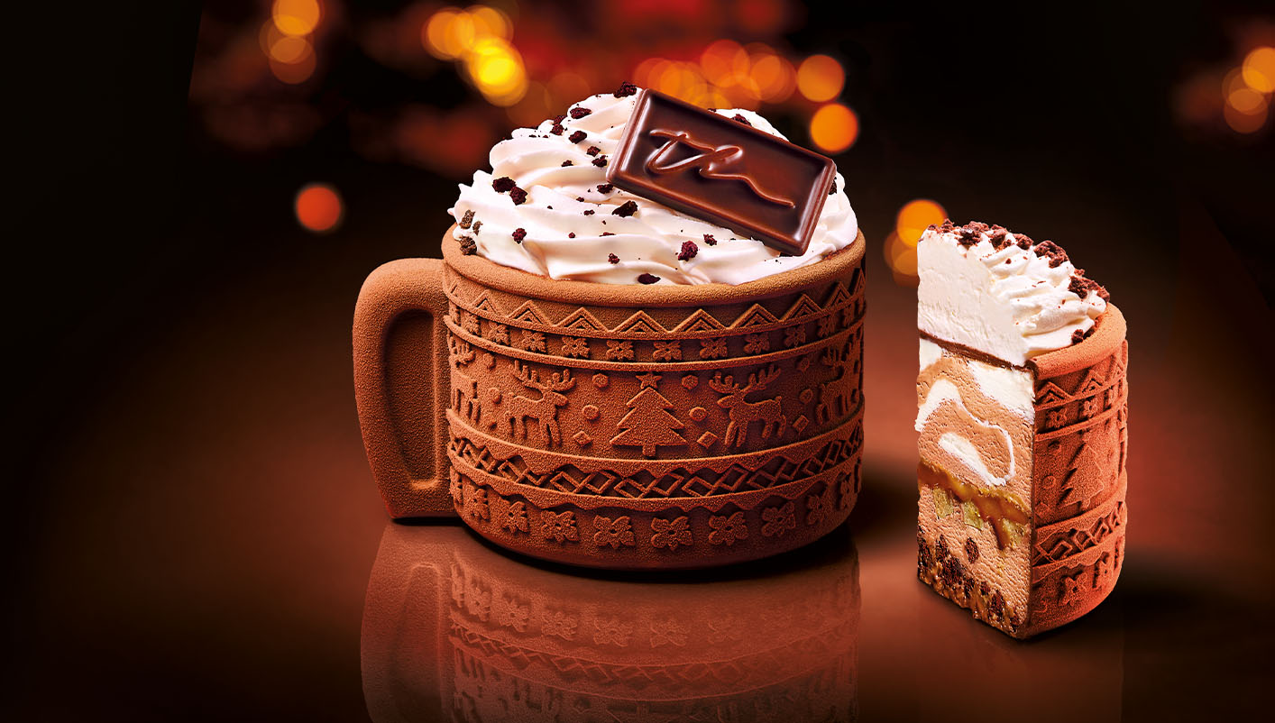 Le Mug glacé - chocolat, vanille, caramel, cookie dough