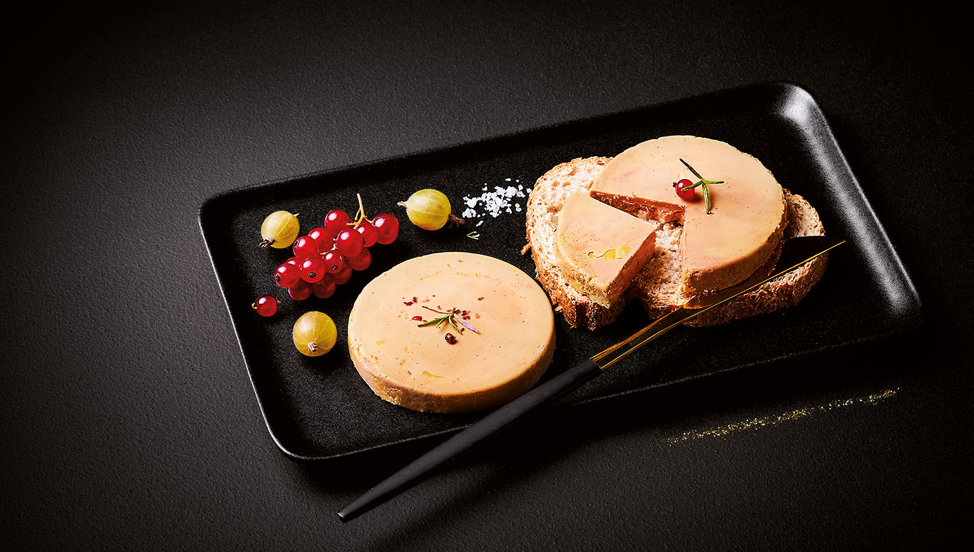 2 Tranches de foie gras de canard entier du Sud-Ouest, cuit