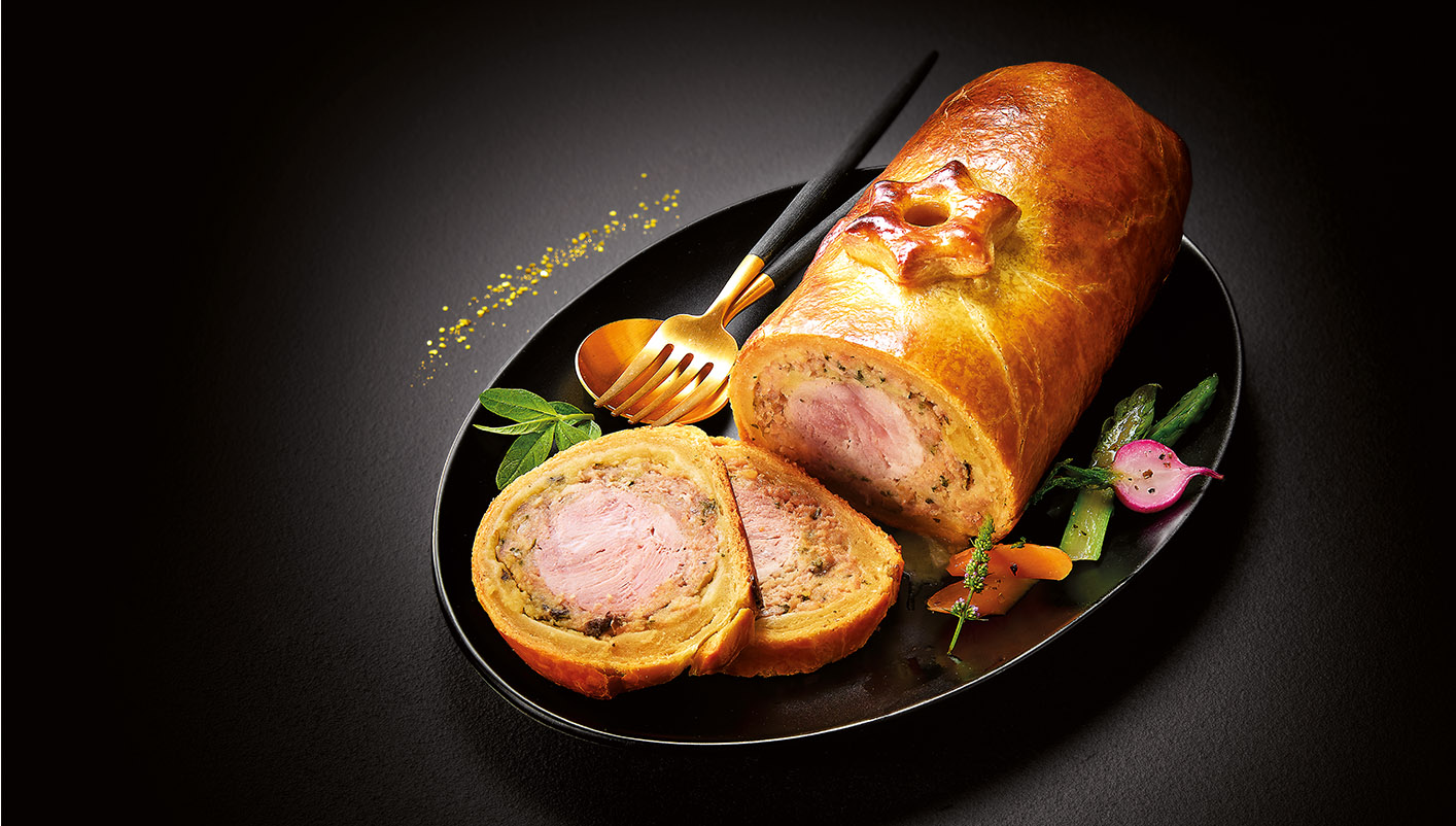 Filet mignon de porc en croûte