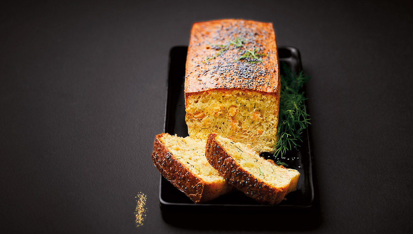 Cake apéritif au saumon fumé