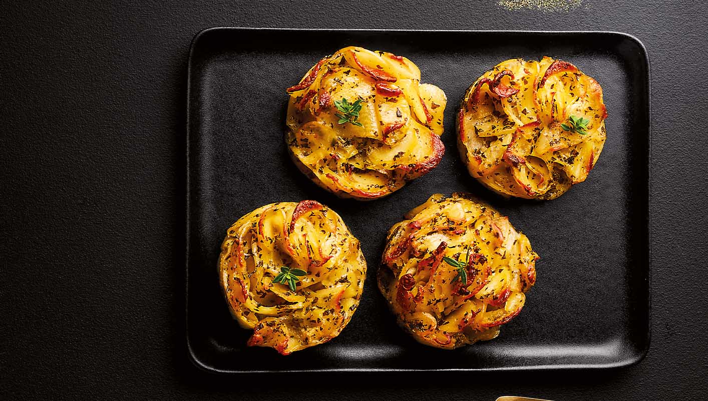 4 Effeuillés de pommes de terre sarladaises