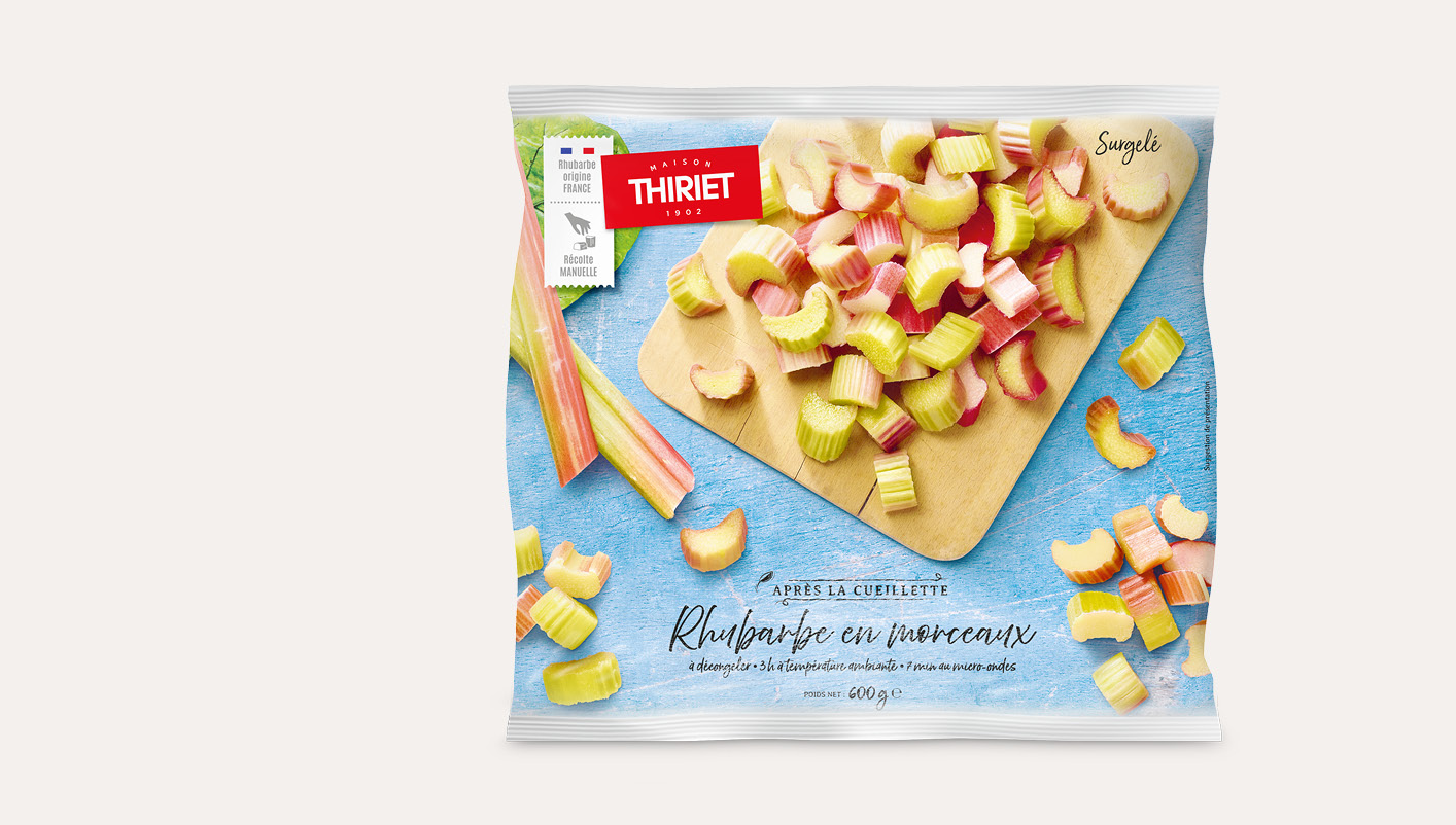 Rhubarbe en morceaux