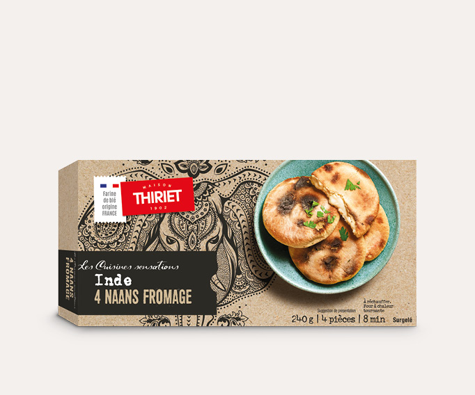 4 Naans fromage
