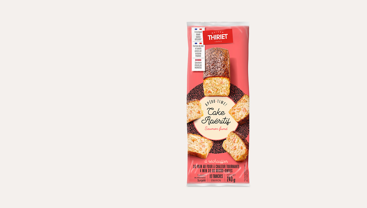 Cake apéritif au saumon fumé