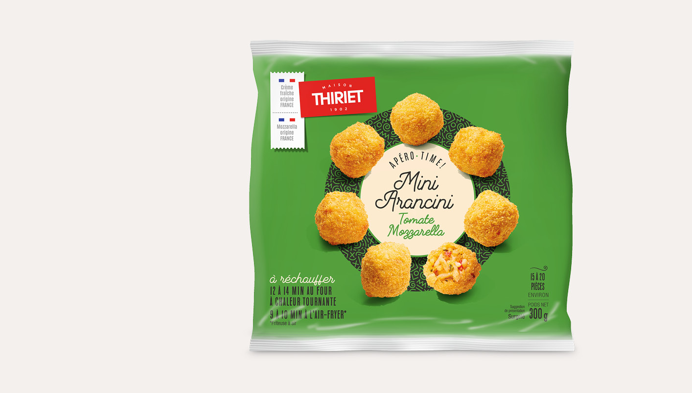 Mini arancini tomate/mozzarella