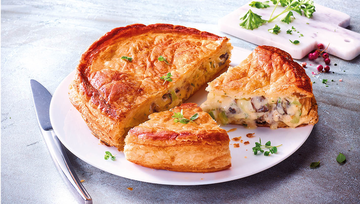 Tourte aux escargots de Bourgogne