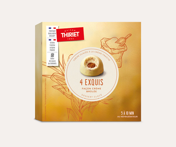 4 Exquis Façon crème brûlée