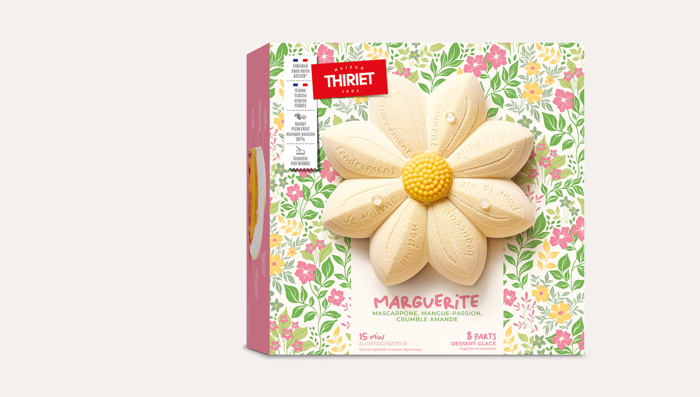 Marguerite - mascarpone/mangue-passion/crumble amande