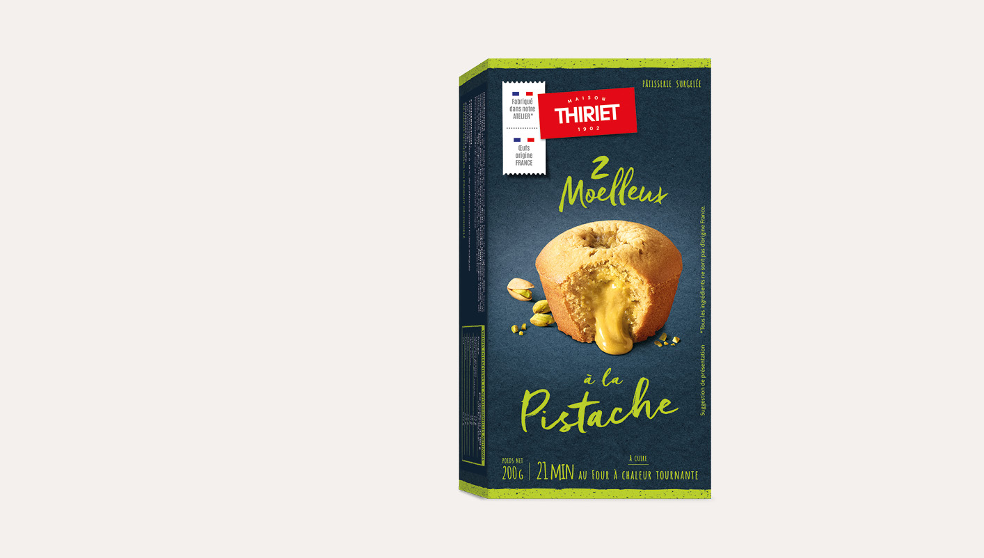 2 Moelleux à la pistache