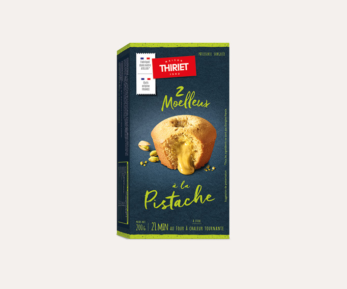 2 Moelleux à la pistache