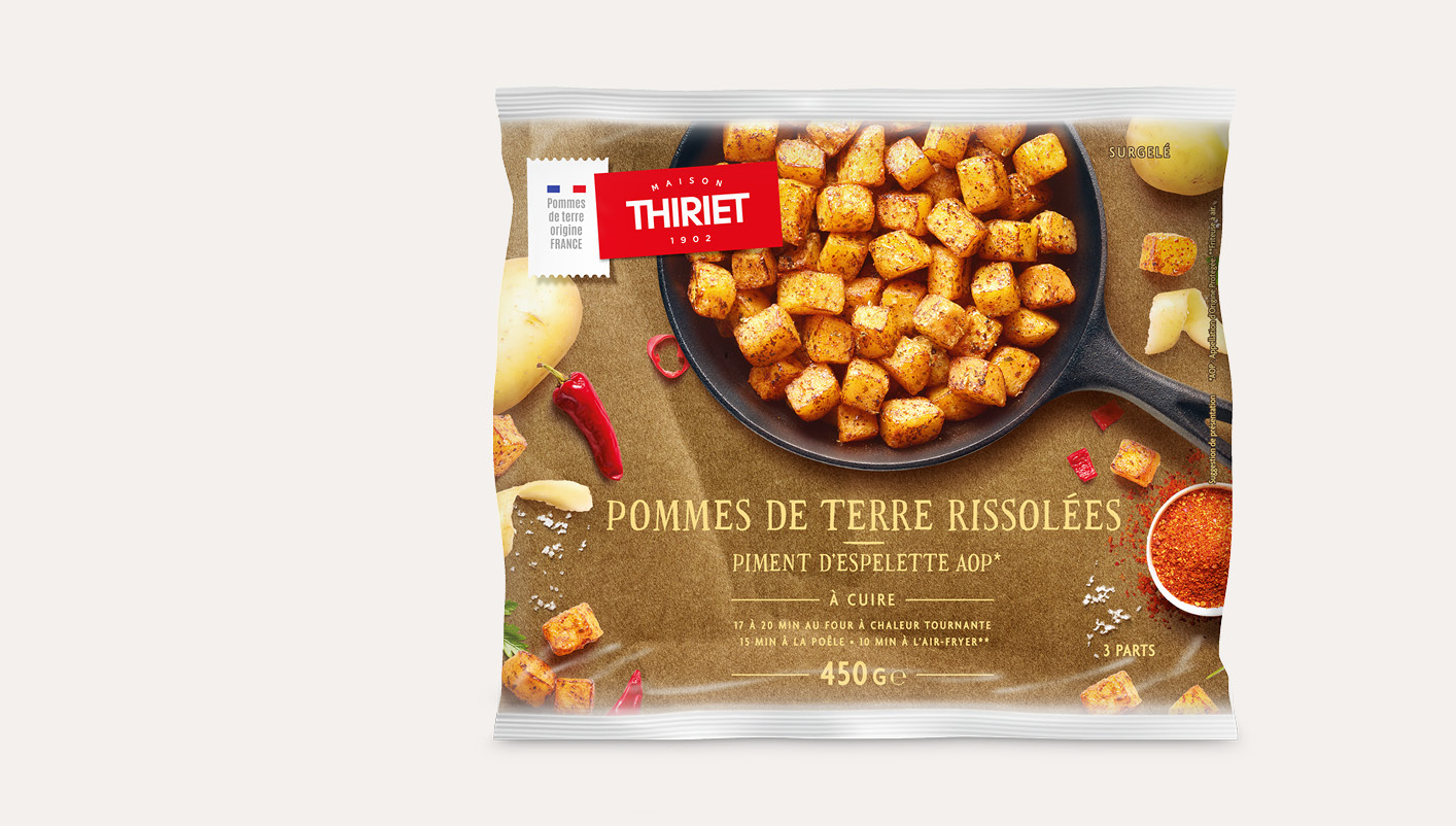 Pommes de terre rissolées piment d'Espelette AOP*