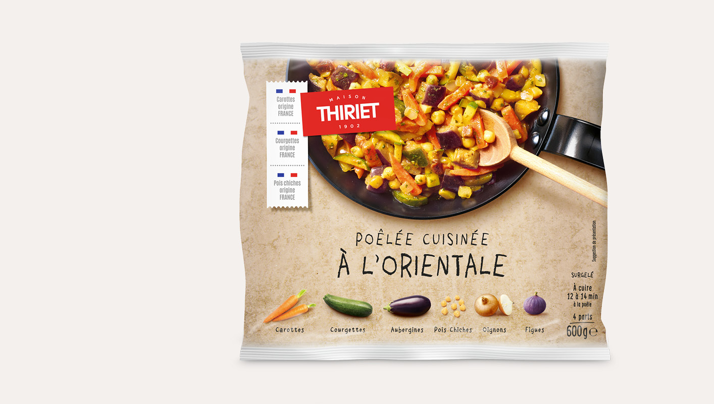 Poêlée cuisinée à l'orientale