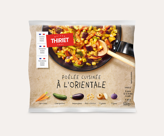 Poêlée cuisinée à l'orientale