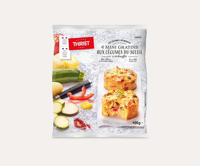 4 Mini gratins aux légumes du soleil