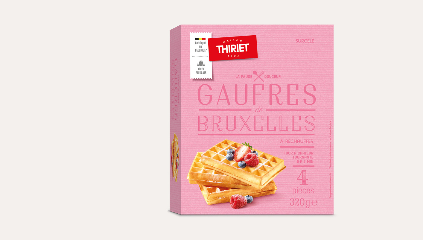 4 Gaufres de Bruxelles La 2ème à -40%