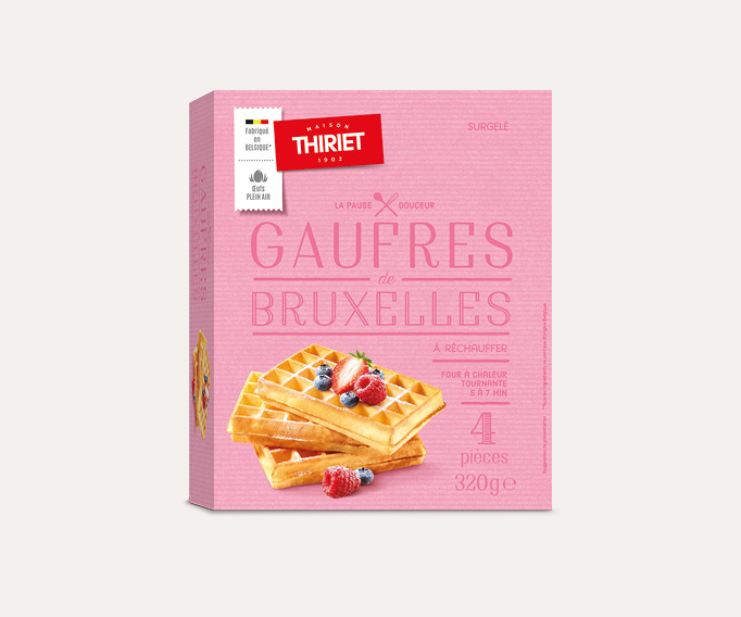 4 Gaufres de Bruxelles La 2ème à -40%