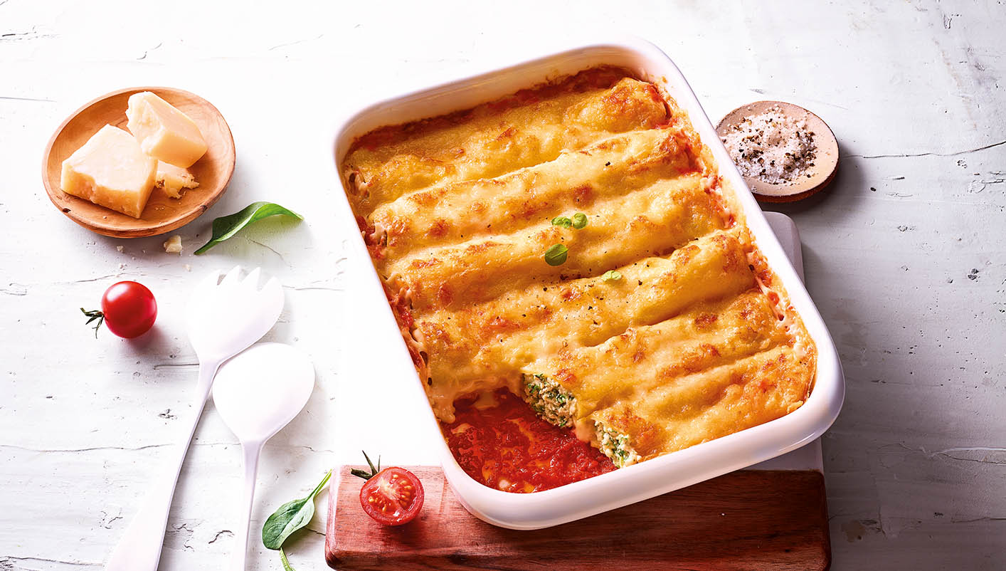 Cannelloni ricotta épinards