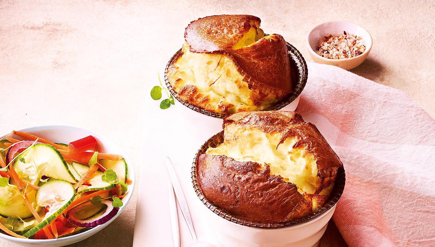 4 Soufflés à l'emmental