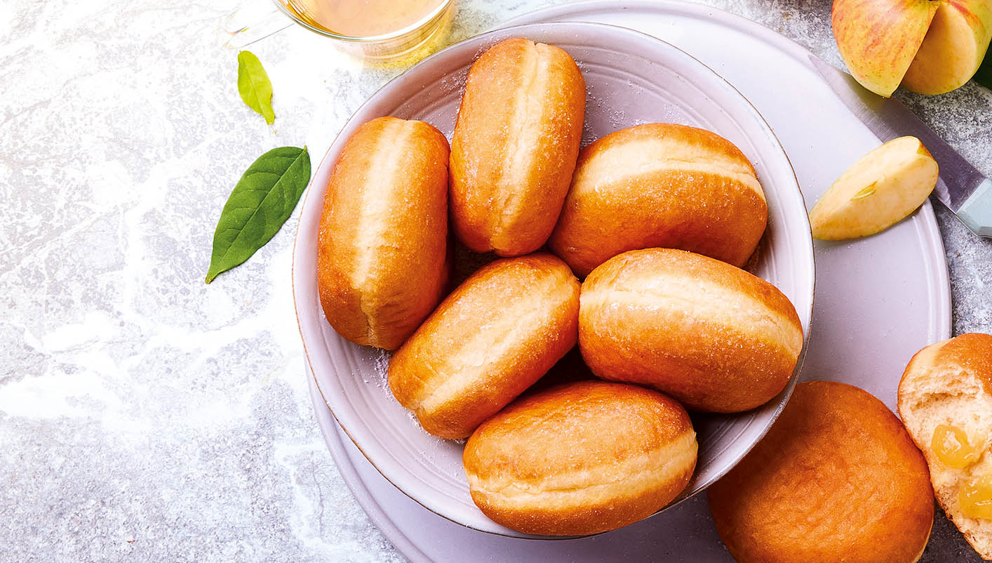 10 Beignets fourrés pomme