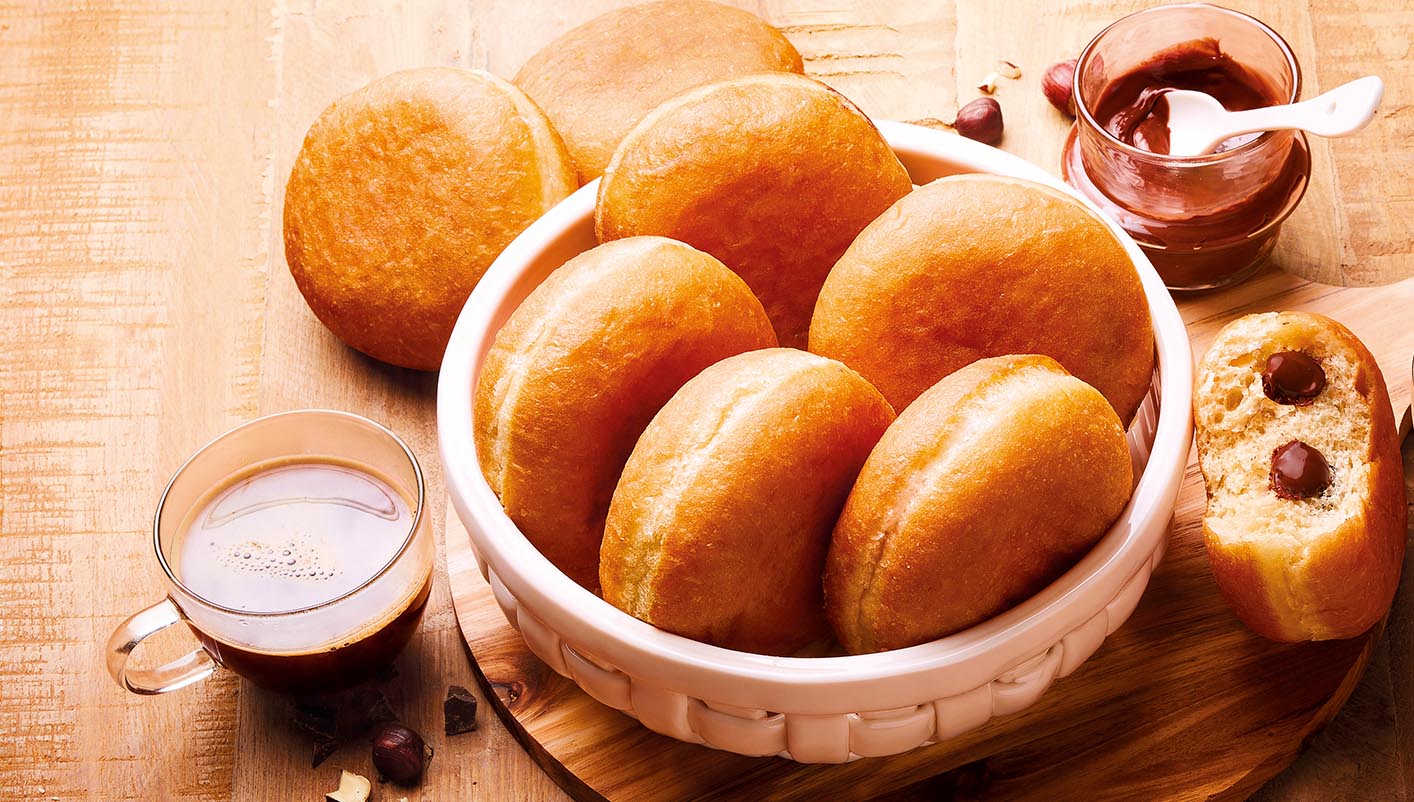 10 Beignets fourrés cacao noisette